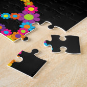 Anpassbare Pop Blume Power Frieden Puzzle (Seite)