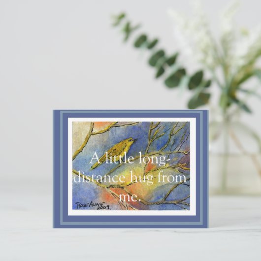 Anpassbare Postkarte für große Entfernungen (Stehend Vorderseite)