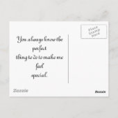 Anpassbare Postkarte für große Entfernungen (Rückseite)