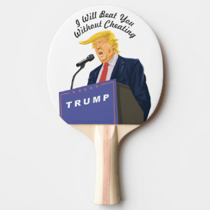 Anpassbare Präsident Trump schlägt Sie Tischtennis Schläger
