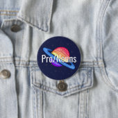 Anpassbare Pronomen LGBT Xenogender Flag Planet Button (Beispiel)