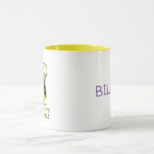 Anpassbare Pronomen Nicht binäre D20-TTRPG-Würfel Tasse (Zentrum)