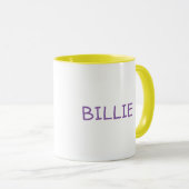 Anpassbare Pronomen Nicht binäre D20-TTRPG-Würfel Tasse (VorderseiteRechts)