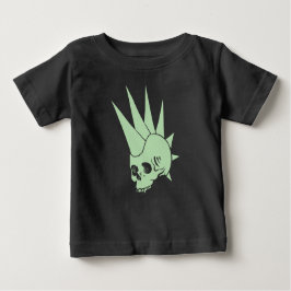 Anpassbare Punk Jawless Skull Version 2 Baby T-shirt