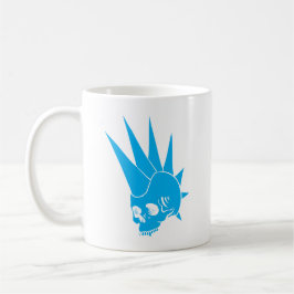 Anpassbare Punk Jawless Skull Version 2 Kaffeetasse