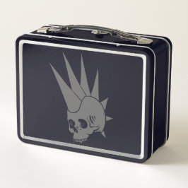Anpassbare Punk Jawless Skull Version 2 Metall Brotdose