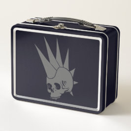 Anpassbare Punk Jawless Skull Version 2 Metall Brotdose