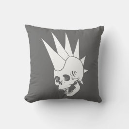 Anpassbare Punk-Skull-Version 2 Kissen