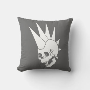 Anpassbare Punk-Skull-Version 2 Kissen