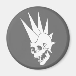 Anpassbare Punk-Skull-Version 2 Magnet
