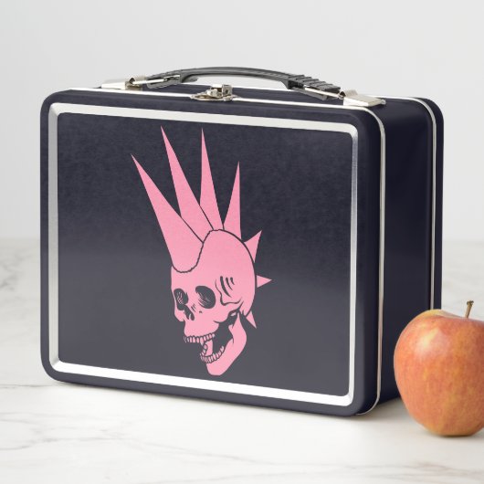 Anpassbare Punk-Skull-Version 2 Metall Brotdose (Beispiel)