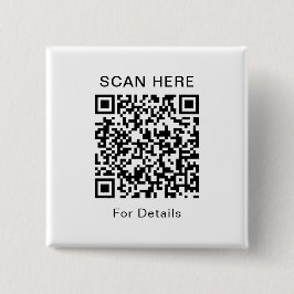 Anpassbare QR-Code-Square-Taste für jeden Zweck Button
