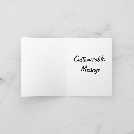 Anpassbare Quotes-Affirmationen oder -Nachrichten Karte (Innenseite)