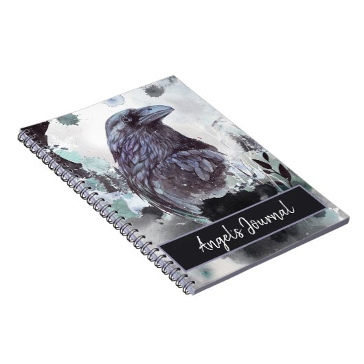 Anpassbare Raven Journal-Notebooks Notizblock (Rechte Seite)
