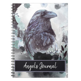 Anpassbare Raven Journal-Notebooks Notizblock