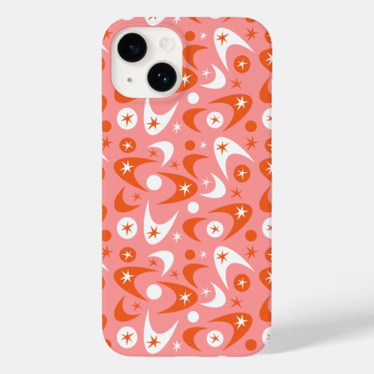 Anpassbare Retro-Bumerangs Case-Mate iPhone Hülle (Rückseite)