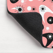Anpassbare Retro-Bumerangs Mousepad (Ecke)