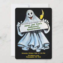 Anpassbare Retro-Halloween-Ghost