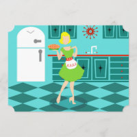 Anpassbare Retro-Muttertagseinladungen