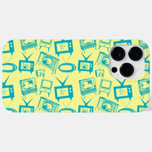 Anpassbare Retro-TVs Case-Mate iPhone Hülle (Rückseite (Horizontal))