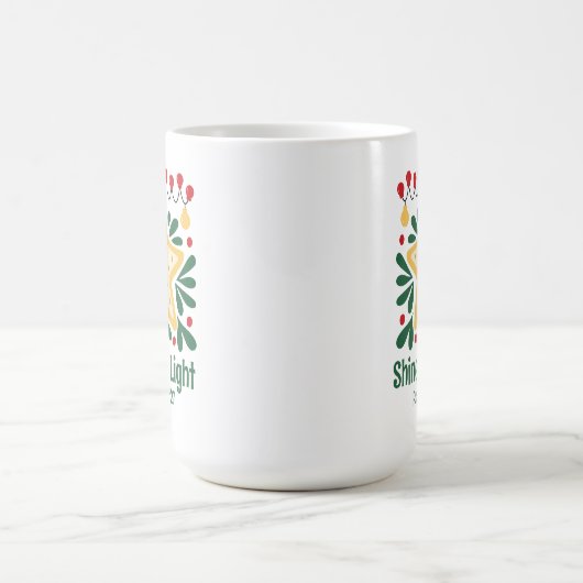 Anpassbare Retro-Weihnachten Kaffeetasse (Mittel)