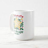 Anpassbare Retro-Weihnachten Kaffeetasse (Vorderseite Links)