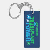 Anpassbare Retrodesign für den Transplantat-Power Schlüsselanhänger (Vorderseite links)