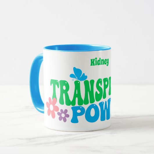 Anpassbare Retrodesign für den Transplantat-Power Tasse (Vorderseite Links)