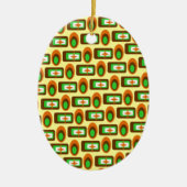 Anpassbare Retroformen Keramik Ornament (Vorne)