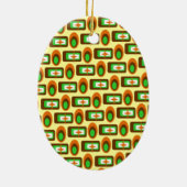 Anpassbare Retroformen Keramik Ornament (Hinten)