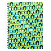 Anpassbare Retroformen Notizblock (Vorderseite)