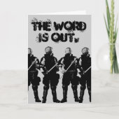 Anpassbare Riot-Polizist-Karte Karte (Vorderseite)