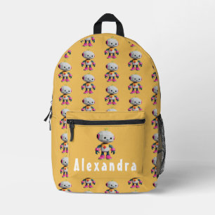 Anpassbare Roboter-Kinder Bedruckter Rucksack