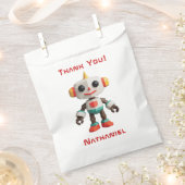 Anpassbare Roboter-Kinder Geschenktütchen (Ausgeschnitten)
