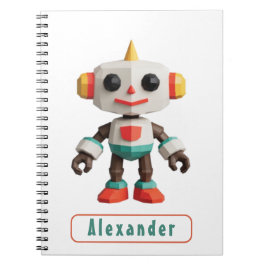 Anpassbare Roboter-Kinder Notizblock