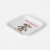 Anpassbare Roboter-Kinder Pappteller (Gewinkelt)