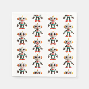Anpassbare Roboter-Kinder Serviette