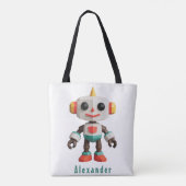 Anpassbare Roboter-Kinder Tasche (Rückseite)
