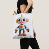 Anpassbare Roboter-Kinder Tasche (Von Nahem)