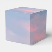 Anpassbare rosa Wolken Geschenkschachtel (Rückseite)