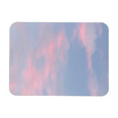 Anpassbare rosa Wolken Magnet (Horizontal)