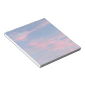 Anpassbare rosa Wolken Notizblock (angewinkelt)