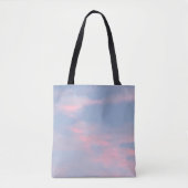 Anpassbare rosa Wolken Tasche (Vorderseite)