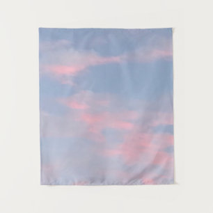 Anpassbare rosa Wolken Wandteppich