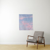 Anpassbare rosa Wolken Wandteppich (Beispiel)