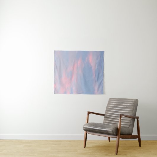 Anpassbare rosa Wolken Wandteppich (Beispiel (Horizontal))