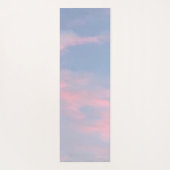 Anpassbare rosa Wolken Yogamatte (Rückseite)
