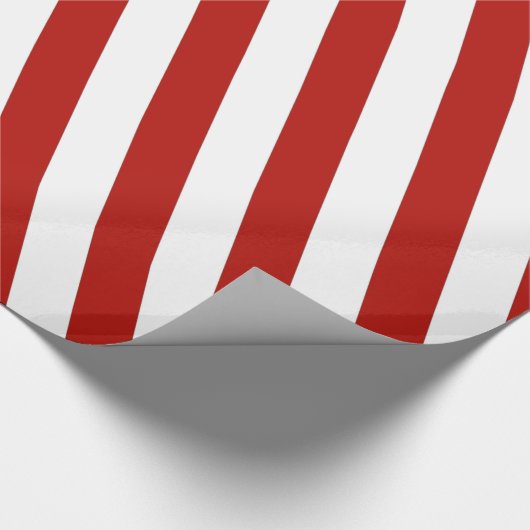 Anpassbare Rot- und Weißbleche Geschenkpapier (Ecke)