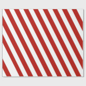 Anpassbare Rot- und Weißbleche Geschenkpapier (Flach)