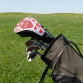 Anpassbare rote Herzen Golf Headcover (In SItu)